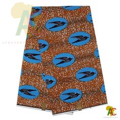 "This is high quality 100% cotton Ankara African wax print from Ghana. It has a beautiful pattern and is ideal for sewing African shirts, dresses, skirts, for making scarves, used in home decor and many more. It is a wholesale fabric and the fabric length is 6 yards. Dimension: A yard measures 46\" long x 36\" wide. The full length of this 6 yard fabric is 276\" long x 36\" wide. CARE INSTRUCTIONS     - Machine wash or hand wash in cold water with mild detergent     - Tumble dry low" Making Scarves, Printing Fabric, African Shirts, African Prints, African Wax Print, African Print Fabric, Ankara Fabric, African Design, Wax Print