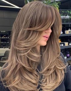 Long Hair for Mature Women: Age-Defying Styles Face Bangs, Wavy Layered Hair, Straight Layered Hair, Dirty Blonde Hair, Hair 2024, Long Layered Hair, Long Wavy Hair, Haircuts For Long Hair