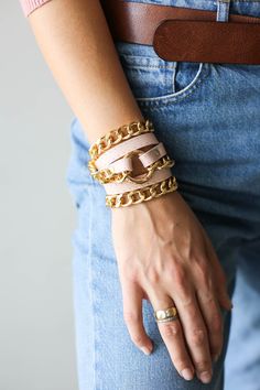 "Womens Bracelet, Pink Leather Bracelet, Wrap Bracelet, Leather Accessories, Leather Gift for Her, Handmade Leather Bracelet ✨New Line of Minimalist Ring Leather Bracelet cuffs is out! And the best thing is that these beautiful Ring bracelets match our new line of \"2021 Ring collection\" bags perfectly and they also come in almost all colors to match all of our bags! 🔸Small Ring Edition with Chain * Simple and Elegant design * High Quality, Soft Natural Leather * Minimalist Design * Easily Clo Gold Wrap Bracelet Fashion Accessory, Leather Bracelet With Wrist Strap As Gift, Gift Leather Bracelet With Wrist Strap, Gold Bracelets With Leather Strap, Trendy Gold Bracelets With Leather Strap, Adjustable Gold Leather Bracelet With Wrist Strap, Trendy Leather Strap Bracelets For Gifts, Trendy Leather Strap Bracelet For Gift, Trendy Leather Strap Bracelet As Gift