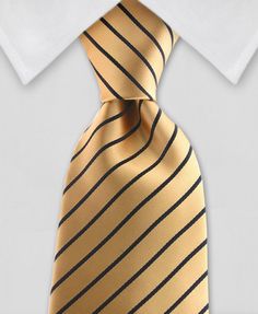 gold tie with black pin stripe Gold Suit And Tie Accessories For Business, Classic Striped Suit And Tie Accessories For Business, Classic Striped Ties For Business, Elegant Gold Ties For Business, Classic Gold Suit And Tie Accessories For Formal Events, Classic Gold Suit And Tie Accessories For Formal Occasions, Classic Gold Tie For Formal Occasions, Classic Striped Tie For Black Tie Events, Classic Striped Tie For Black Tie Occasions