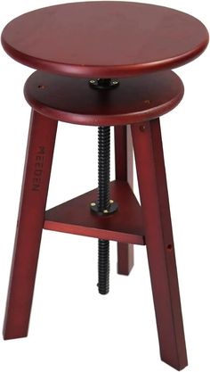 MEEDEN Wooden Drafting Stool with Adjustable Height-G-005 - MEEDEN ART Artist Stool, Kitchen Bars, Artists Studio, Drafting Table, Studio Home, Dark Furniture, Wood Stool, Stool Chair, Wooden Stools