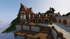 Minecraft Medieval Buildings, Minecraft Building Blueprints, Minecraft W, Vila Medieval, 5sos Luke