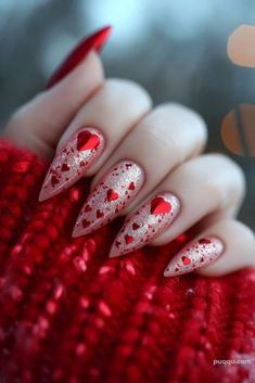 Witchy Stiletto Nails, Witchy Nail Art, Dot Nail Designs, Feet Nail Design, Witchy Nails, Magic Nails, Expressing Love, Beauty Nails Design, Polka Dot Nails