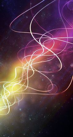 an abstract background with swirls and stars