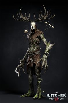 a character from the witch - hunter movie with horns and antlers on his head