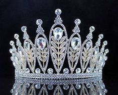 Haley Paige, Bridal Crown Crystal, Crystal Crown Tiaras, Tiara Accessories, Pageant Jewelry, Crystal Wedding Tiaras, Pageant Crowns, Mini Crown, Imperial Crown