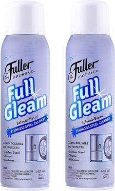 two bottles of filler cleanser sitting next to each other on a white background