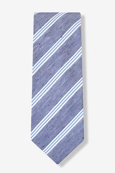 Navy Blue Dartmouth Tie Striped Summer Tie, Striped Summer Ties, Navy Blue Tie, Navy Blue Background, Wedding Ties, Diagonal Stripes, The Navy, Groom Style, Blue Silk