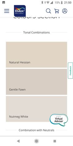 the different shades of paint that are used in this painting project, including neutrals and whites