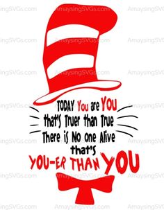 the cat in the hat quote is shown