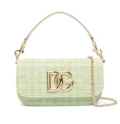 Modern Muse, Chanel 2, Bag Green, Dolce E Gabbana, Basket Weave, Logo Stamp, Ballet Flat Shoes, Dolce & Gabbana, Cross Body Bag