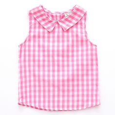 Look chic and stay cool in this girls summer plaid blouse! Keep your fashion game strong in the summer heat with this sleeveless number that's perfect for picnics, family outings and outdoor adventures. Stylish and comfortable - you can't go wrong! Summer Plaid, Plaid Outfits, Long Sleeve Knitted Cardigan, Girls Blouse, Plaid Blouse, Cotton Blouse, Girl Pattern, Summer Heat, Sleeveless Vest