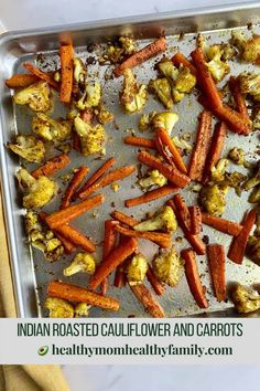 Roasted Cauliflower and Carrots is an easy yet delicious side dish that cooks effortlessly in the oven in just 30 minutes and pairs well with a variety of meals. #recipe #recipes #sidedish #sidedishes #sidedishideas #sidedishrecipes #cauliflower #carrots #roastedvegetables #keto #lowcarb #glutenfree #grainfree #dairyfree #vegan #vegetarian #paleo #whole30 #ketorecipes #lowcarbrecipes #glutenfreerecipes #grainfreerecipes #dairyfreerecipes #veganrecipes #vegetarianrecipes #paleorecipes Roasted Cauliflower And Carrots, Baked Carrot Chips, Cauliflower Chips, Roasted Mini Potatoes, Easy Roasted Cauliflower, Carrots Healthy, Carrot Chips, Roasted Vegetables Oven, Raw Chicken Breast