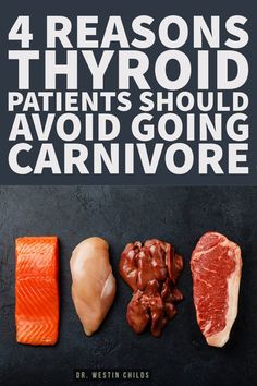 There are a lot of different diets that can help your thyroid but carnivore is not one of them. Proponents of the carnivore diet will tell you that it's the cure for every ailment because it reduces carbohydrate intake. And while it may be true that excessive carbohydrate consumption can cause problems, so can eating a diet of only meat. Learn more about how the carnivore diet may cause issues with thyroid function, sex hormones, sleep, and why most thyroid patients should avoid it. Canned Meats, The Carnivore Diet, Eat Beef, Different Diets