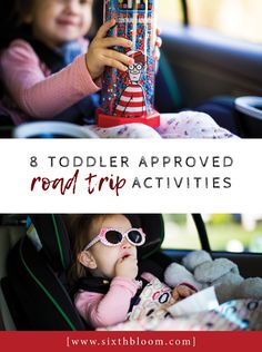 Traveling with Toddlers, 8 Toddler Approved Road Trip Activities, Car Activities for Toddlers, Travel Tips Car Activities For Toddlers, Toddler Road Trip Activities, Toddler Car Activities, Traveling With Toddlers, Travel Outfit Spring, Trip Activities, Car Activities, Road Trip Ideas