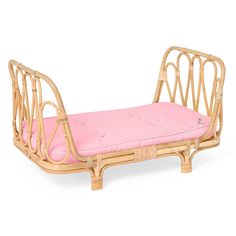 Poppie Classic Day Bed Collection - HoneyBug Bed Coral, Rattan Daybed, Cotton Mattress, Toy Tools, Doll Bed, Day Bed, Pink Bedding, Buy Buy, Soft Toys