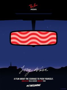 a movie poster for the film jimmy wayne starring in an american flag - themed car