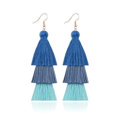 The new fringed earrings are extremely beautiful, and can be matched with any long skirt and hairstyle to add extra points to your look! Product Information: Length: 10.5cm Weight: 10.5g Bohemian Women, Bohemian Handmade, Boho Fringe, Tassel Drop Earrings, Long Style, Delicate Details, Powder Pink, Fringe Earrings, Hook Earrings