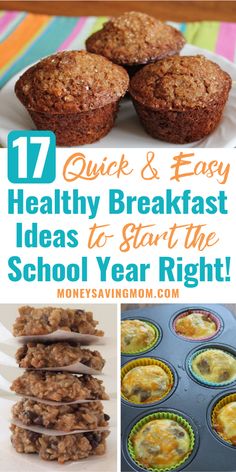 healthy breakfast ideas to start the school year right