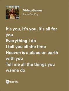 the quote for lana del ray's poem it's you, it's you