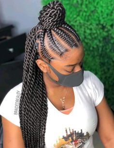 Pass Mesh Hair Styles Braids, Upstyle Braids For Black Hair, Blue And Black Braids, Gemini Hair, Rope Braids, Senegalese Twists, Braiding Styles