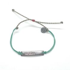 Be Kind Id Bracelet For Sale! Pura Vida Does Not Make These Anymore Casual Turquoise Bracelet With Adjustable Length, Nickel-free Silver Braided Bracelets, Casual Silver Beaded Bracelets With Adjustable Length, Silver Beaded Bracelet With Adjustable Length, Personalized Casual Turquoise Jewelry, Casual Personalized Turquoise Jewelry, Casual Turquoise Jewelry For Everyday Use, Casual Everyday Turquoise Bracelet, Casual Personalized Turquoise Bracelets