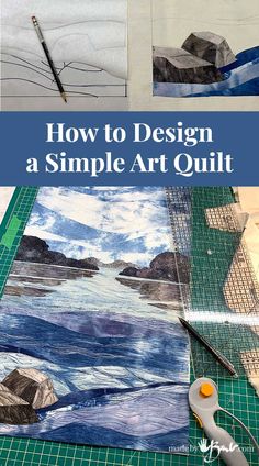 an image of how to design a simple art quilt