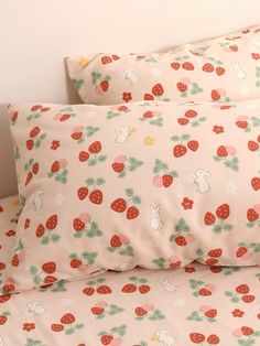 Get trendy with Strawberry Bunny Cotton Pillow Case -  available at Peiliee Shop. Grab yours for $9.90 today! Gothic Princess, Strawberry Decorations, Strawberry Print, Vintage Branding, Cotton Pillow Cases, Cotton Pillow, Fashion Accessories Jewelry, Trending Dresses, Trending Shoes