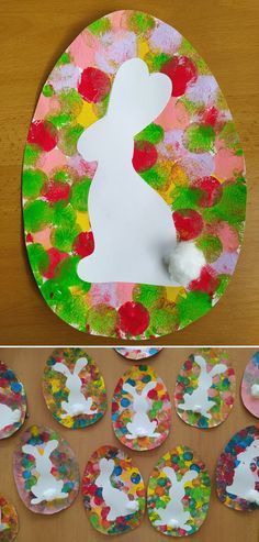 paper plate easter bunny craft for kids to make