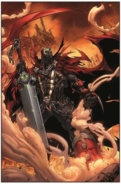 Redskull's Page : Photo Spawn Artwork, Jonboy Meyers, Resurrection Art, Spawn Marvel, West Coast Avengers, Miss Hulk, Spawn Comics, Comic Book Artwork, Trigonometry