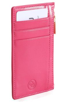 Womens minimalist coin purse card holder. Luxurious Premium Grade Leather RFID Smart Tech built-in to block thieves scanning your cards. Looks trendy & feels classy. Carries 5 cards with room for notes. The perfect travel accessory.