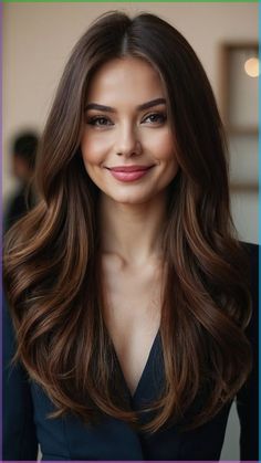 Long Hairstyles Blowout, Hairstyles Before Bed, Hairstyles For The Summer, Easy Buns, Trendy Layered Hairstyles, Winter Outfit Ideas For Women, Hairstyles Elegant, Layered Haircuts With Bangs, College Looks