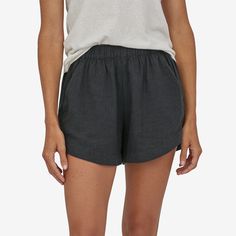 Perfect warm weather calls for these beautiful, easy-wearing, breathable hemp and TENCEL™ lyocell shorts. Inseam is 3½. Made in a Fair Trade Certified™ factory. Hill Photoshoot, Coordinated Outfits, Garden Island, Patagonia Shorts, Clothing Aesthetic, Patagonia Women, Chestnut Hill, Buy List, Closet Update