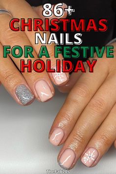 2023 Christmas Nails Simple, Christmas Nails 2023 Easy, Gel Holiday Nails Christmas Time, Trending Christmas Nails Short, 2023 Christmas Nails Short, Early Christmas Nail Ideas, Nail Ideas For Christmas 2023, Elegant Christmas Gel Nails, Nails For Holidays Seasons