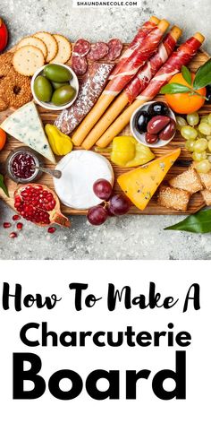 how to make a charcuterie board