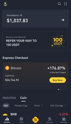 an iphone screen showing the price of bitcoin and how to use it for cash