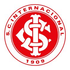 the logo for the international soccer team, which is currently in red and white with an arrow