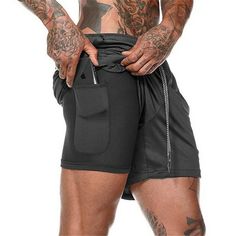 Gym Shorts Men, Bottom Workout, Legging Sport, Training Shorts, Compression Shorts