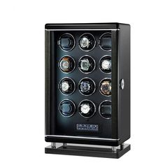 Biometric Lock Watch Winder with 12 Slots Automatic Watch Winder, Fingerprint Lock, Amazing Technology, Watch Winders, Watch Storage Box, Watch Storage, Watch Winder, Japanese Design, Watch Box