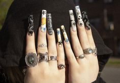 Soul Eater Nails, Nail Jewelry, Soul Eater