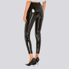 Make a statement and take a trip back to the early 2000s with our Y2K-vibe latex skinny women's jeans from the 2023 Autumn-Winter Collection! These high-waisted. shiny. and snug-fitting jeans feature a unique rubber closure that gives you a secure and leisurely shape. Perfect for creating a look that exudes nostalgia and modernity at once.Distinctive Features: Y2K Style: Get ready to make a statement with this timeless style that takes you back to the early 2000s. Wax-Coated: The pu-coated-pu-co 2k Fashion, Leather Leggings Casual, Latex Fabric, Patent Leather Pants, Casual Pants Style, Latex Leggings, Stylish Jeans, Leather Pant, Jean Pants