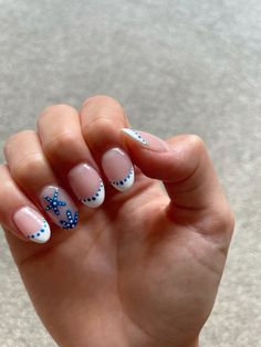 Cute Preppy Acrylic Nails, Cute Birthday Short Nails, Nail Designs Christmas Short, Very Short Nail Inspo Summer, Cute Short Nail Inspo 2024, Greece Nail Inspo Almond, Nail Designs For Mexico, Obx Inspired Nails Acrylic, Nails For Turks And Caicos