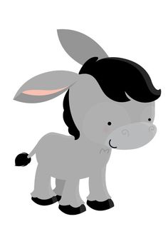 a little pony with black hair and ears