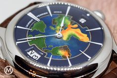 Laurent Ferrier Galet Traveller Cloisonne Monochrome Watches, Live Photos, Blue Watches, Cloisonne Enamel