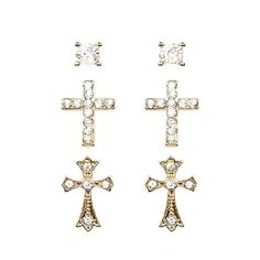 rosemaries religious gifts – Page 3 – Rosemarie Collections Sentimental Jewelry, Bracelets For Her, Necklaces Beautiful, Cross Bracelets, Cross Stud Earrings, Easter Designs, Easter Jewelry, Cross Earrings Studs, Pearl Strands Necklace