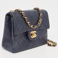 CHANEL Navy Blue Quilted Leather Mini Bags Errita Square Flap BagDesigner bags are ideal companions for ample occasions Here we have a fashion meets functionality piece crafted with precision. It has been equipped with a well sized interior that can easily fit all your essentials. Size: Height: 14 cm, Width: 6.5 cm, Length: 18 cmMaterial: Leather Chanel Blue, Navy Chanel, Prada Crossbody Bag, Quilted Leather, Mini Bags, Casual Backpack, Flap Bag, Leather Mini, Handbag Backpack