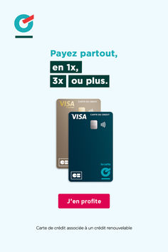 an ad for the french visa card