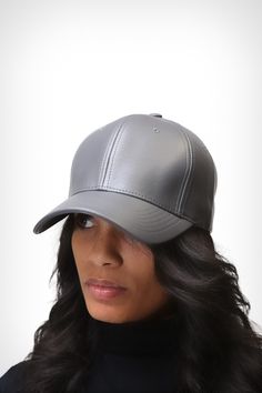 Not your everyday cap for not your everyday kinda person. These vegan caps are fabulous and flirty to bring the final touch on exactly what you need for a fly casual look or topping off that high-fashionably chic look on those nights you go out and hit the town. vegan leather cap Material: 100% Faux Leather Care: Hand Wash Only MEASUREMENTS. Fitting: Velcroback Head Diameter: Adjustable Brim Style: Curved Leather Baseball Cap, Wardrobe Edit, High Society, Final Touch, Leather Cap, Leather Care, Bra Sizes, Baseball Cap, Chic Style