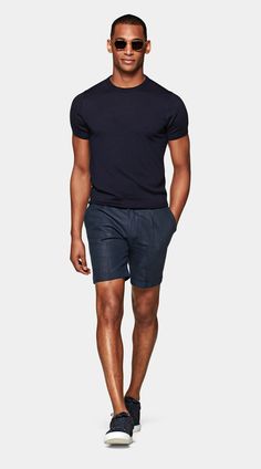 Shoes With Shorts, Mens Linen Shorts, Smart Casual Menswear, Smart Casual Men, Summer Shorts Outfits