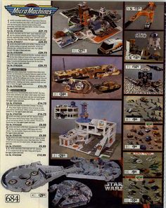 an advertisement for the lego star wars set with instructions on how to build it and where to buy them